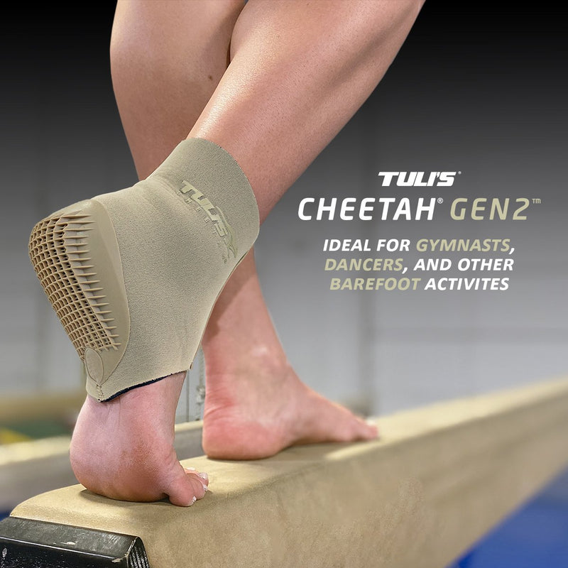 Tuli's Cheetah Gen2 Heel Cup with Compression Sleeve Youth Sizes (1 per pack)