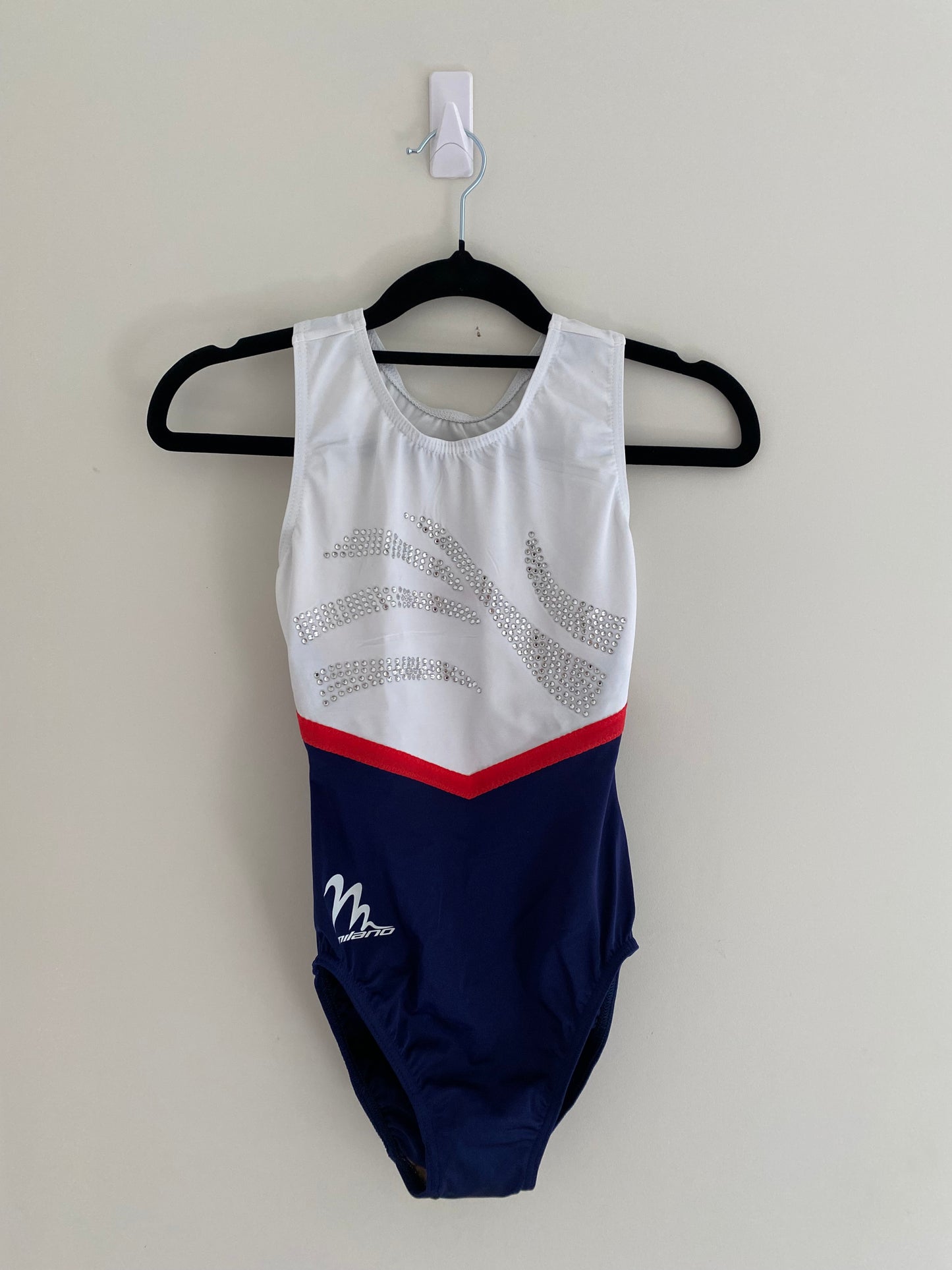 Milano White, Navy & White with diamantes