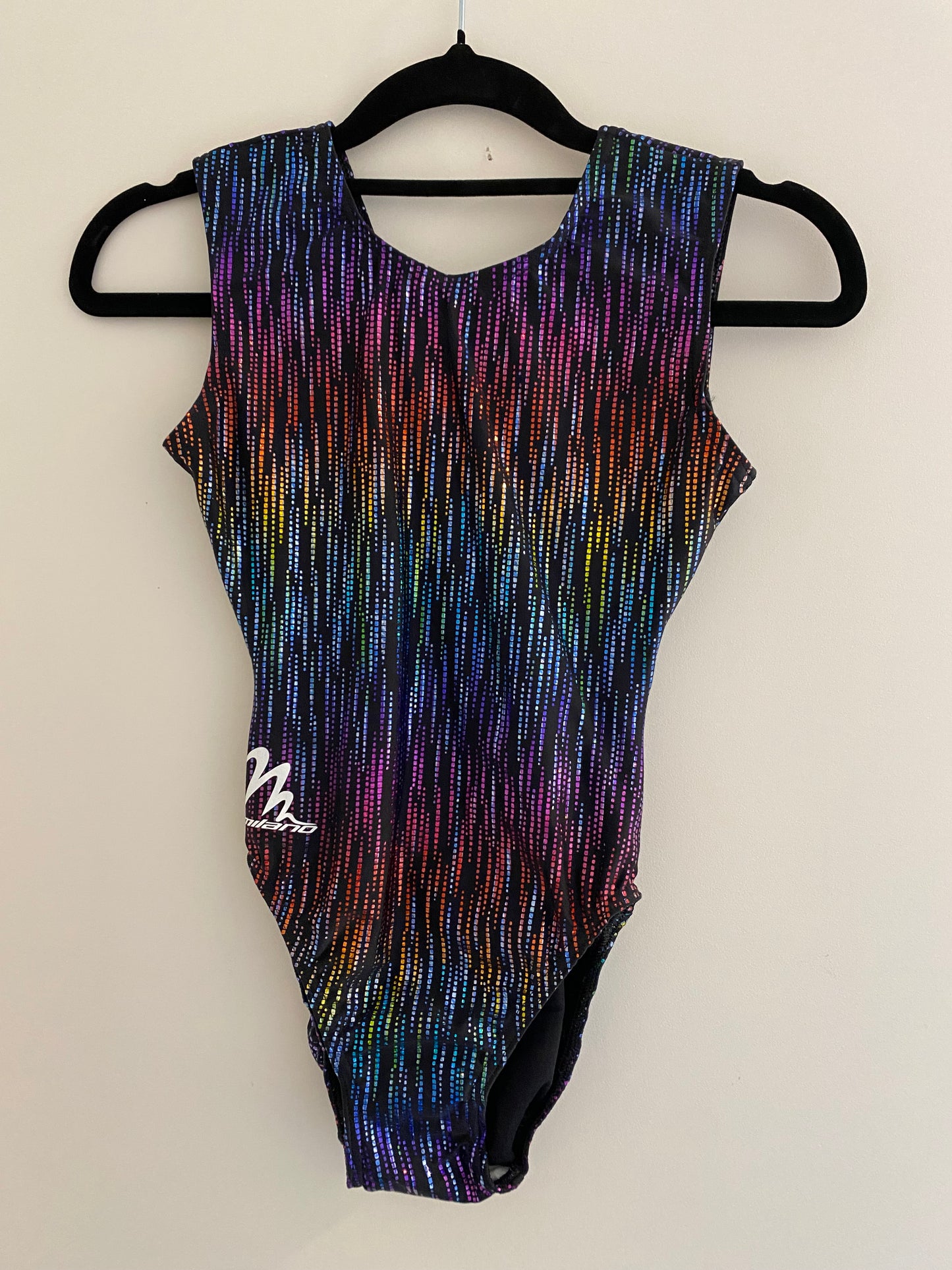 Milano Black with Multicolour stripe hologram