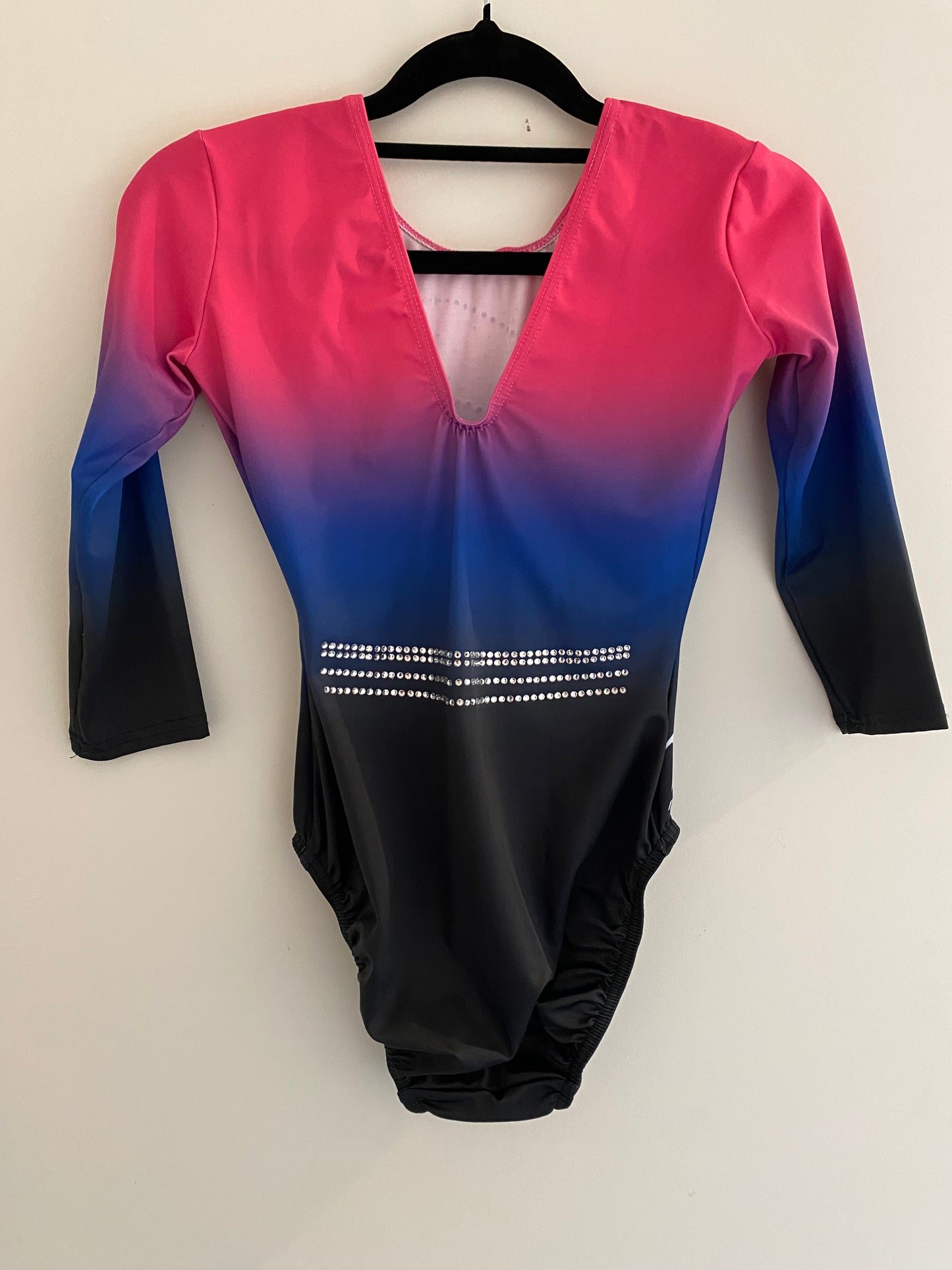 Milano Black, Blue, Purple and Pink with diamante detail - 3/4 sleeve