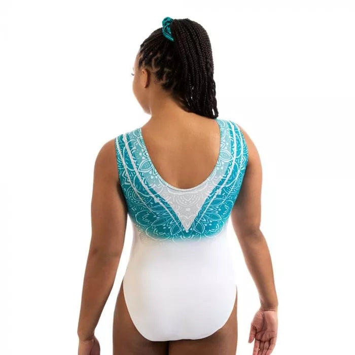 Milano Cairo Sleeveless Leotard - Blue - Mandala