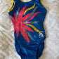 Milano Royal Blue with pink and gold detail