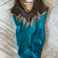 Milano Turquoise with silver detail