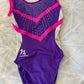 Milano Purple with silver and pink detail