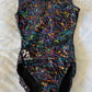 Milano Black with multi-coloured foil detail