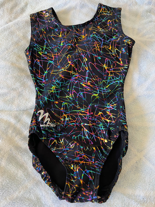 Milano Black with multi-coloured foil detail