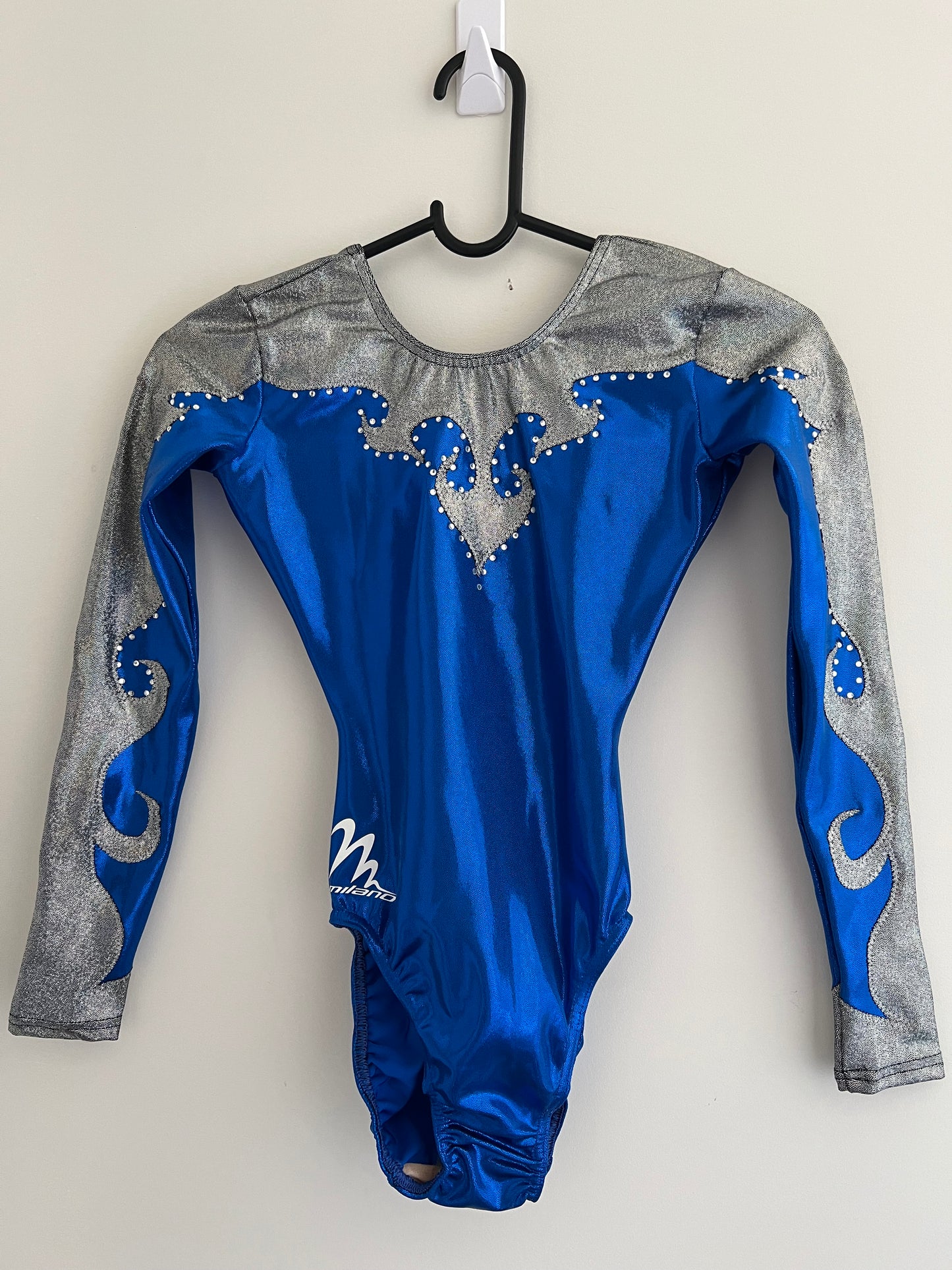 Milano Royal Blue long sleeve with silver detail