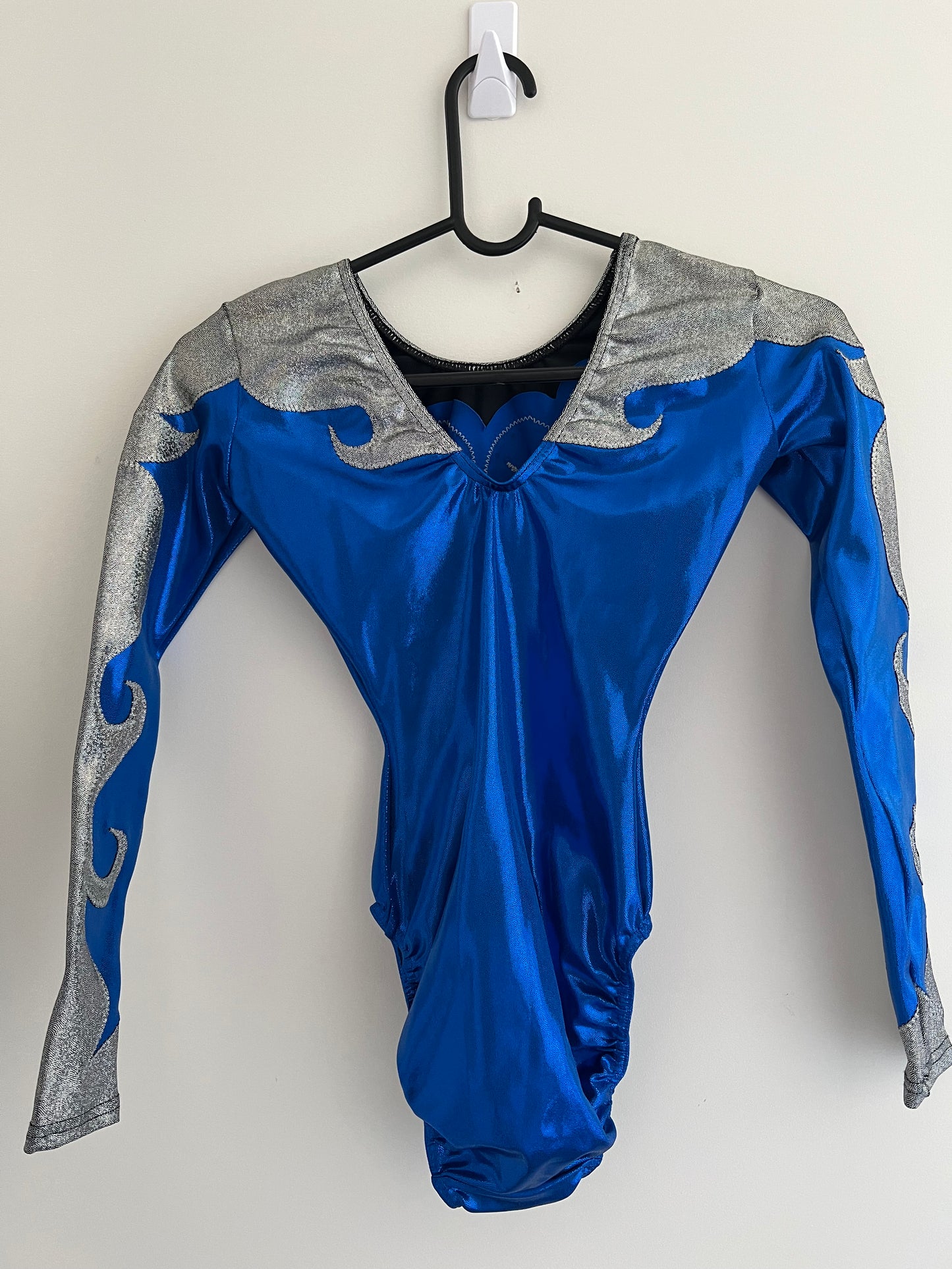 Milano Royal Blue long sleeve with silver detail