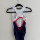 Milano White, Navy & White with diamantes