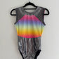 Milano Rainbow and Silver diamante