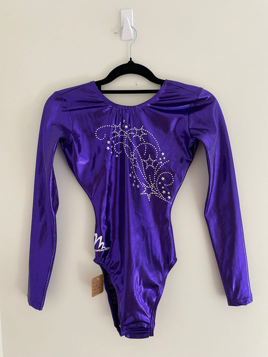 Milano Purple long sleeve with diamantes