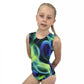 Milano Sheesha Sleeveless Gymnastics Leotard - Green