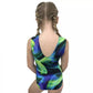 Milano Sheesha Sleeveless Gymnastics Leotard - Green